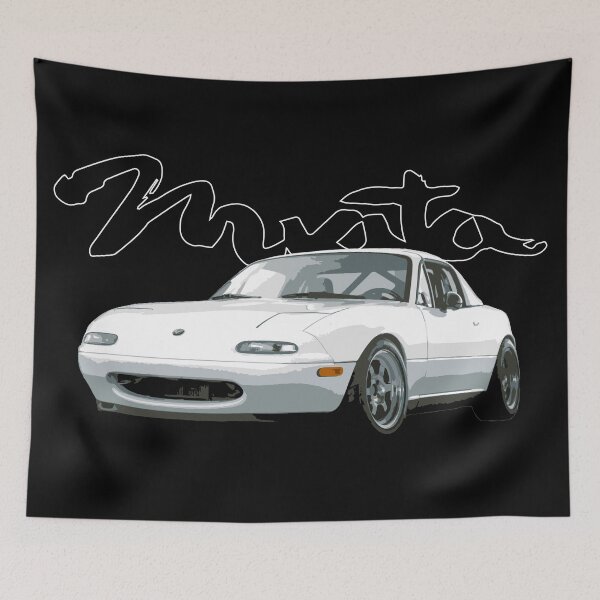 Item preview, na mx-5 roadster coupe Initial D Drift Racing MX5 miata NA Roadster te37 designed and sold by cowtownCOWBOY.