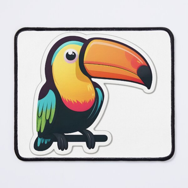Item preview, Tilly the Toucan - Kawaii Emoji Sticker Art Kawaii Art, Laptop Sticker, Water Bottle Sticker, Kawaii Stickers designed and sold by zookawaii.