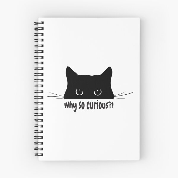 Item preview, Why so Curious - Gifts for Cat Lovers   designed and sold by alb0rtb0tlar.