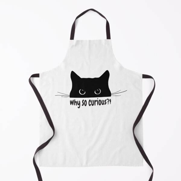 Item preview, Why so Curious - Gifts for Cat Lovers designed and sold by alb0rtb0tlar.