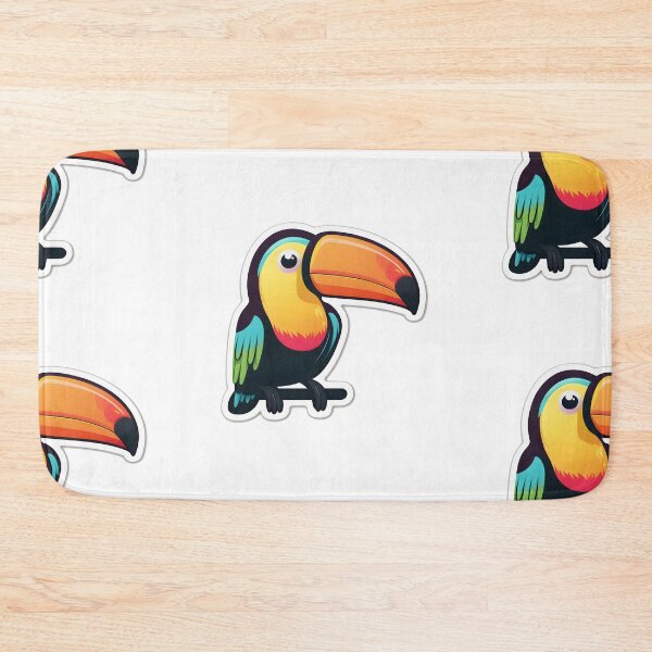 Item preview, Tilly the Toucan - Kawaii Emoji Sticker Art Kawaii Art, Laptop Sticker, Water Bottle Sticker, Kawaii Stickers designed and sold by zookawaii.