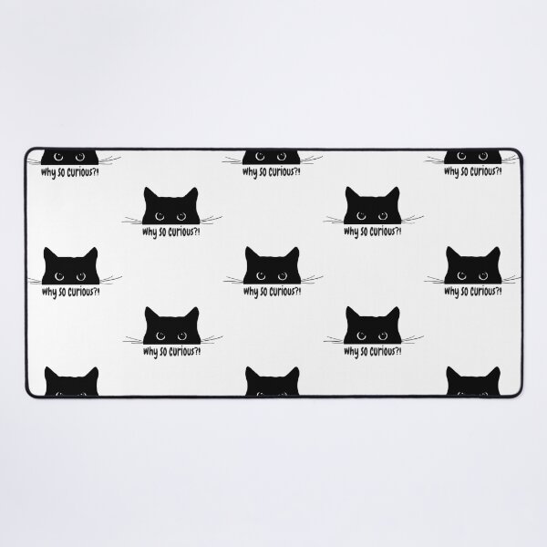 Item preview, Why so Curious - Gifts for Cat Lovers designed and sold by alb0rtb0tlar.