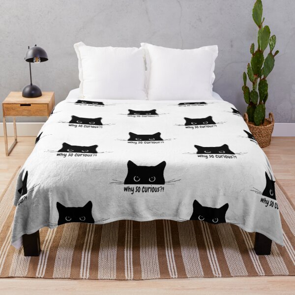 Item preview, Why so Curious - Gifts for Cat Lovers   designed and sold by alb0rtb0tlar.