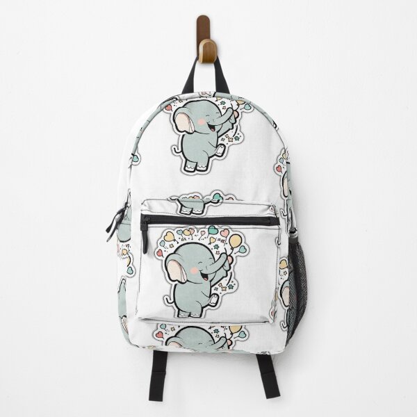 Item preview, Smarty the Elephant - Kawaii Emoji Sticker Art Kawaii Art, Laptop Sticker, Water Bottle Sticker, Kawaii Stickers designed and sold by zookawaii.