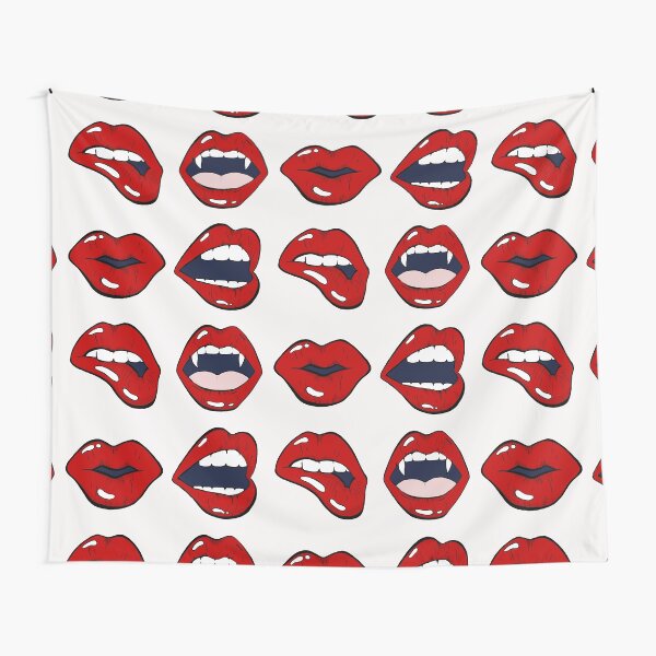 Lots of Lips Tapestry