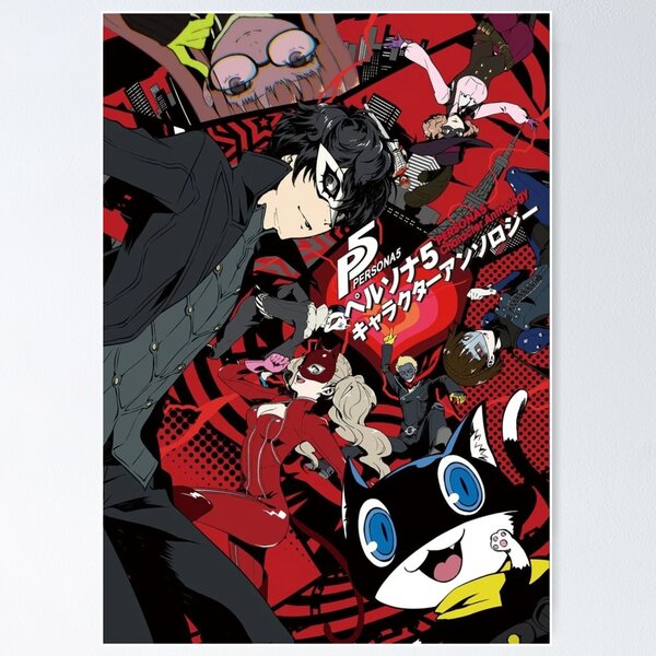 Item preview, P5 Character Anthology Cover designed and sold by TheEAshop.