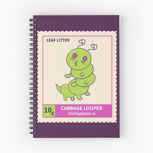 Item preview, Kawaii Cute Grub, Cabbage Looper - Stamp Collection designed and sold by vystudio.