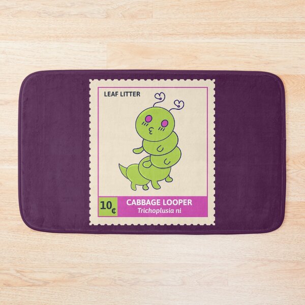 Item preview, Kawaii Cute Grub, Cabbage Looper - Stamp Collection designed and sold by vystudio.