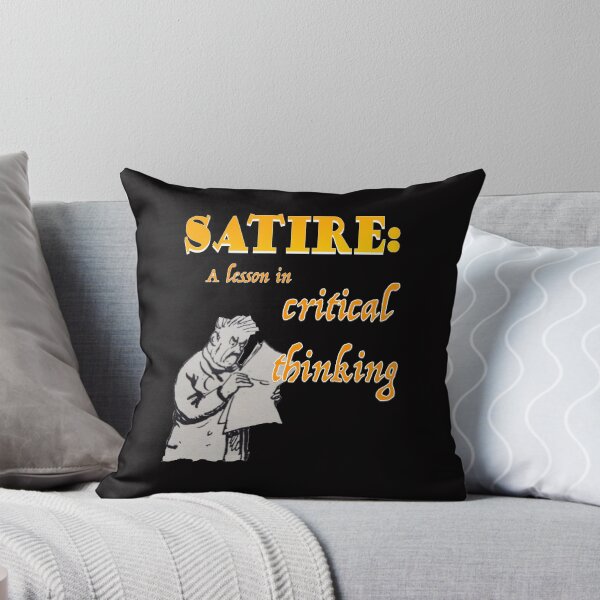 Item preview, Critical thinking: satire definition designed and sold by CommonSenseClub.