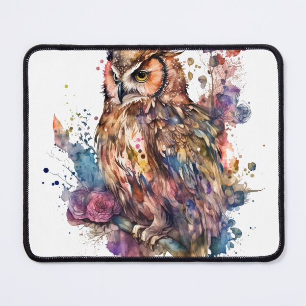 Item preview, Floral Owl designed and sold by MoonlakeDesigns.