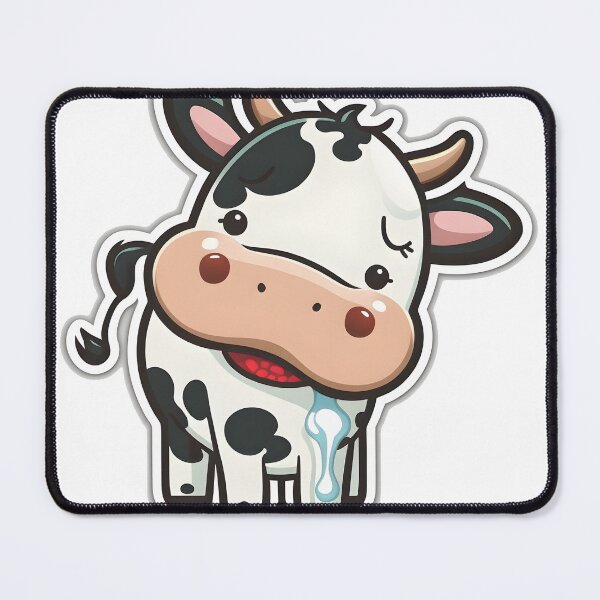 Item preview, Besty the Cow - Kawaii Emoji Sticker Art, Kawaii Art, Laptop Sticker, Water Bottle Sticker, Kawaii Stickers designed and sold by zookawaii.