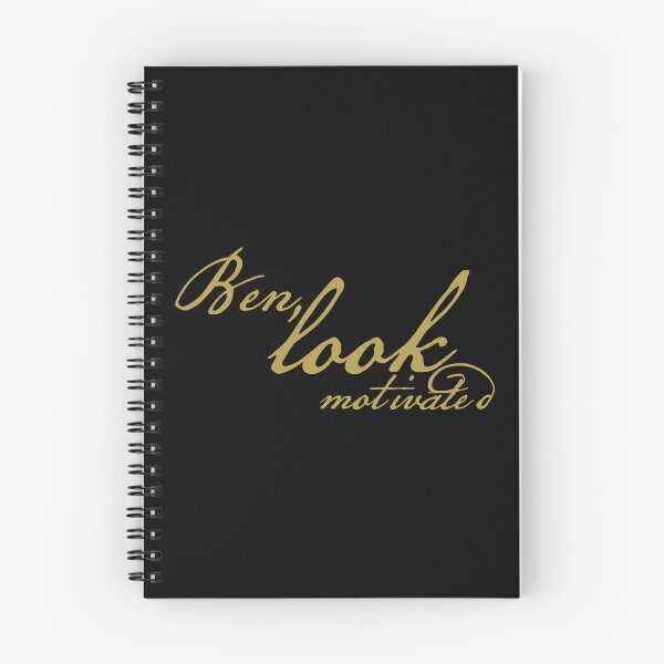 Item preview, Ben Look Motivated Ben in Gold Script designed and sold by ellenhenry.
