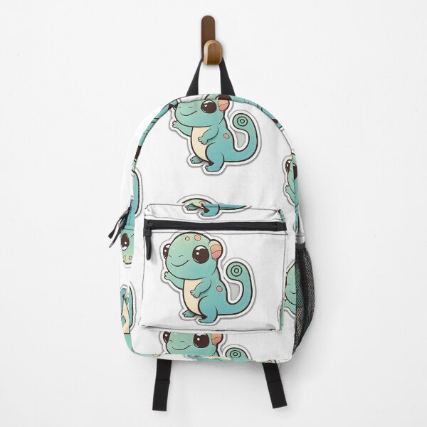 Item preview, Cash the Chameleon - Kawaii Emoji Sticker Art, Kawaii Art, Laptop Sticker, Water Bottle Sticker, Kawaii Stickers designed and sold by zookawaii.