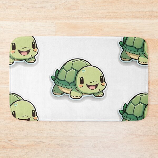 Item preview, Topper the Turtle - Kawaii Emoji Sticker Art, Kawaii Art, Laptop Sticker, Water Bottle Sticker, Kawaii Stickers designed and sold by zookawaii.