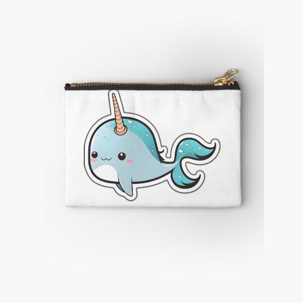 Item preview, Naomi the Narwhal - Kawaii Emoji Sticker Art, Kawaii Art, Laptop Sticker, Water Bottle Sticker, Kawaii Stickers designed and sold by zookawaii.