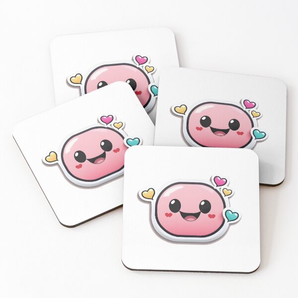 Item preview, Goji the Emoji - Kawaii Emoji Sticker Art, Kawaii Art, Laptop Sticker, Water Bottle Sticker, Kawaii Stickers designed and sold by zookawaii.