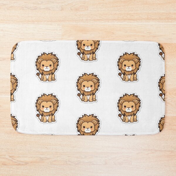 Item preview, Dandy Lion - Kawaii Emoji Sticker Art, Kawaii Art, Laptop Sticker, Water Bottle Sticker, Kawaii Stickers designed and sold by zookawaii.