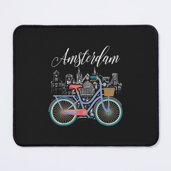 Item preview, Love Cycling Luv Amsterdam Retro Bike Gift Design Idea designed and sold by Thankyoufor53.