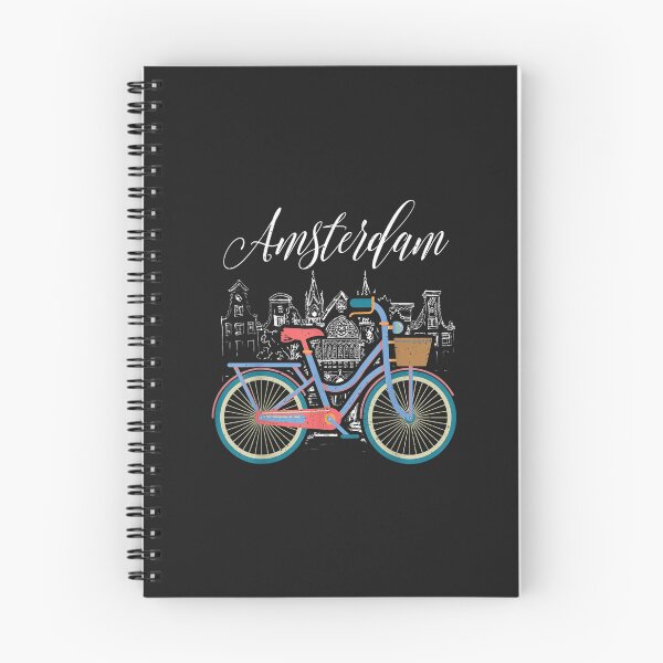 Item preview, Love Cycling Luv Amsterdam Retro Bike Gift Design Idea designed and sold by Thankyoufor53.