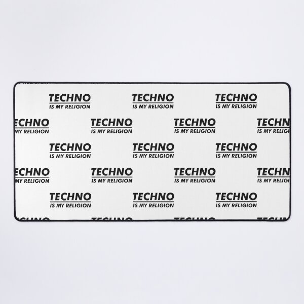 Item preview, Techno is my religion designed and sold by Ivankahl3D.