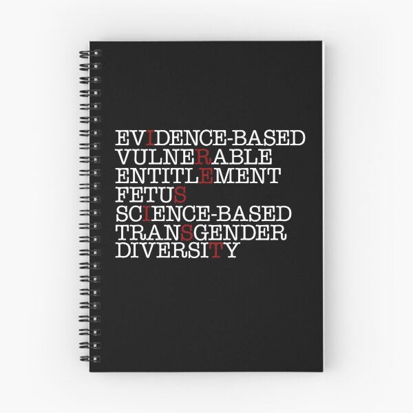 Item preview, trump's seven banned words CDC: I RESIST 7 evidence-based vulnerable entitlement fetus science-based transgender diversity red white black typewriter designed and sold by starkle.