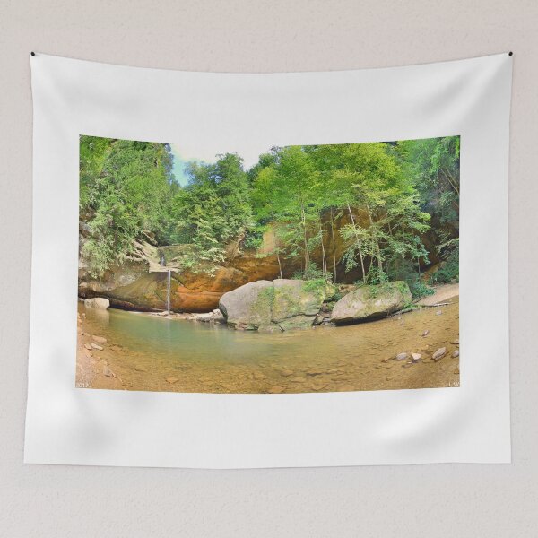 Item preview, Waterfall At Old Man's Gorge Hocking Hills Ohio designed and sold by LisaWootenPhoto.