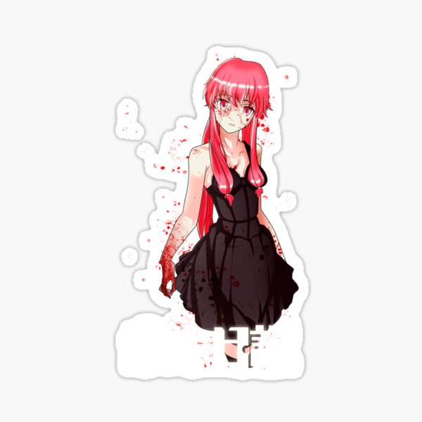 SRBB0043 future diary mirai nikki elfen lied lucy yuno gasai anime Car  stickers