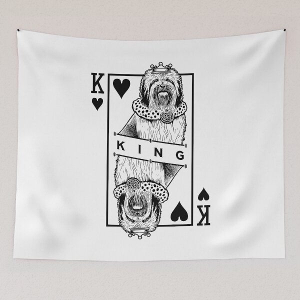 Item preview, Lowchen King Of Hearts Funny Little Lion Dog Lover Pop Art designed and sold by GrandeDuc.