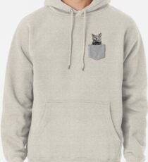 Sudadera con capucha Fluffy British Shorthair Cat In Pocket