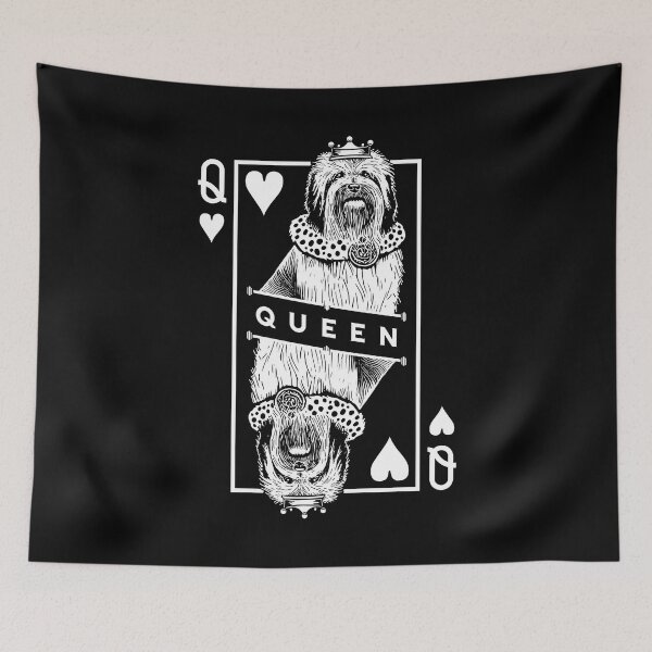 Item preview, Lowchen Queen Of Hearts Funny Little Lion Dog Lover Pop Art designed and sold by GrandeDuc.