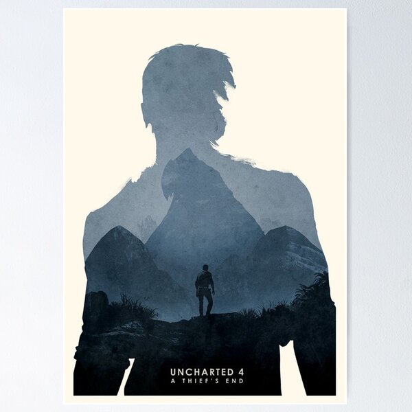 Uncharted 4 A Thiefs End New Game Graphic Print Wall Art - Dualhua