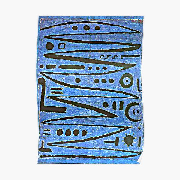 Heroic Fiddling, célèbre œuvre d'art de Paul Klee Poster