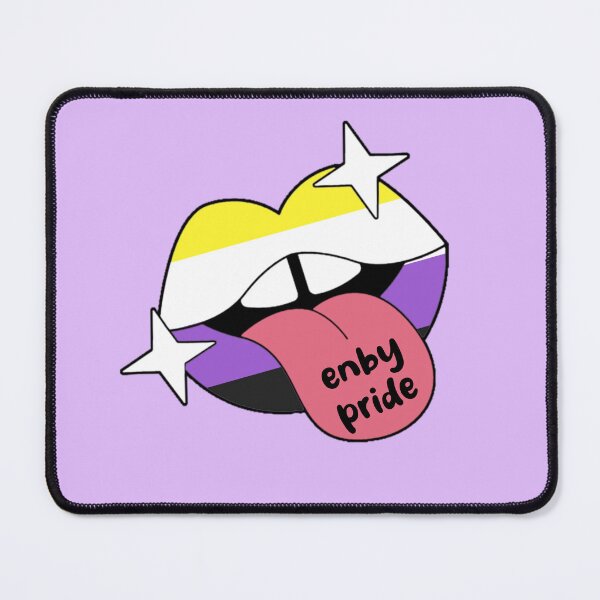 Item preview, Nonbinary Pride Lips designed and sold by everything4eva.
