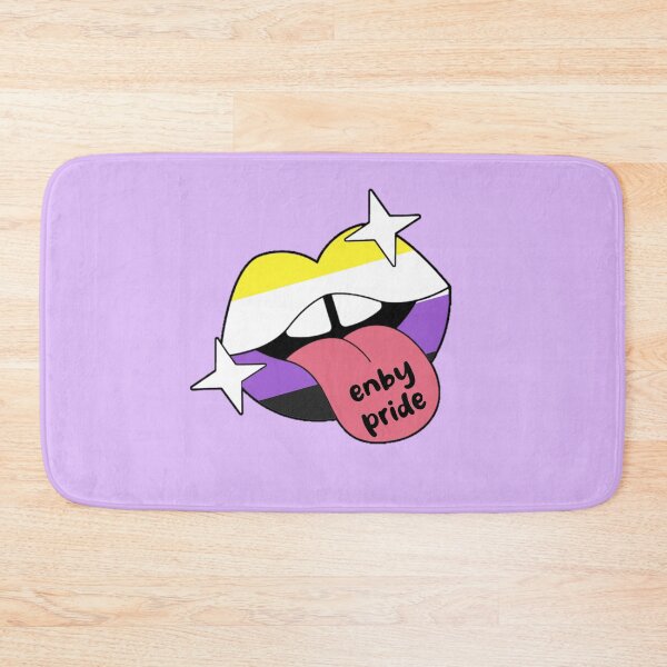 Item preview, Nonbinary Pride Lips designed and sold by everything4eva.