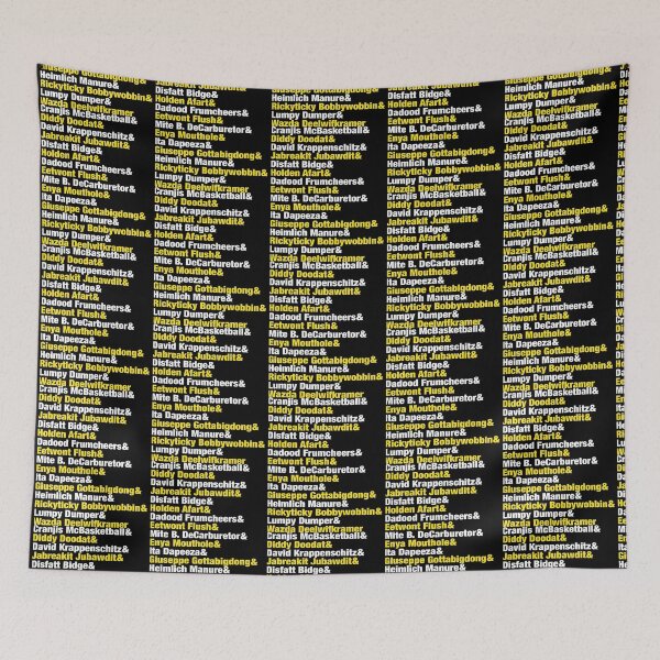 Item preview, Impractical Jokers Name Game List designed and sold by KeepHopeAl.