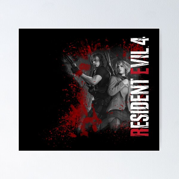 Resident Evil 4 Ashley Spencer's Mansion Poster 4K 