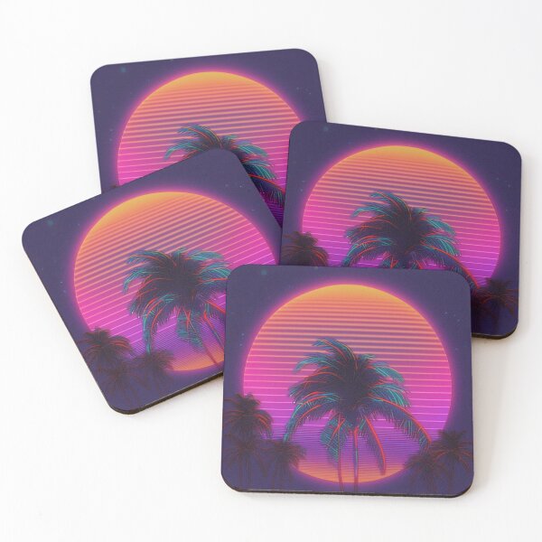Item preview, 80s Synthwave cyberpunk Miami Nights designed and sold by RESToRAPTOR.