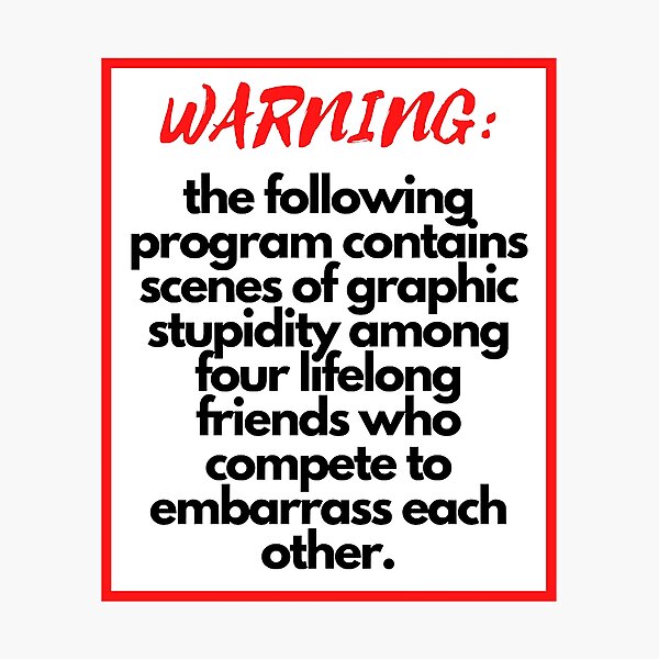 Item preview, Impractical Jokers Warning designed and sold by KeepHopeAl.