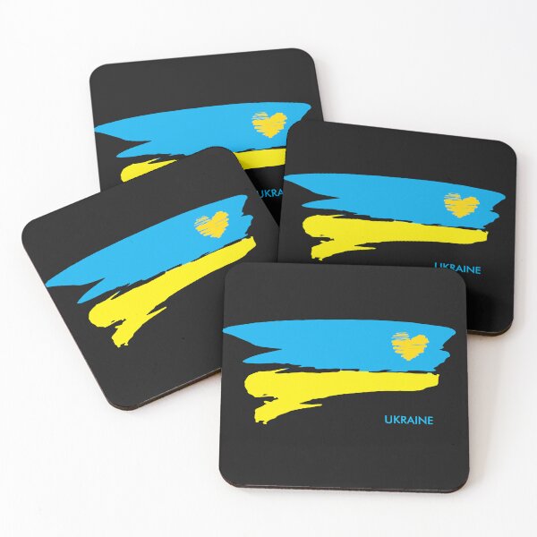 Item preview, I love Ukraine, an anatomical heart in the colors of the flag.  designed and sold by Olga Berlet.