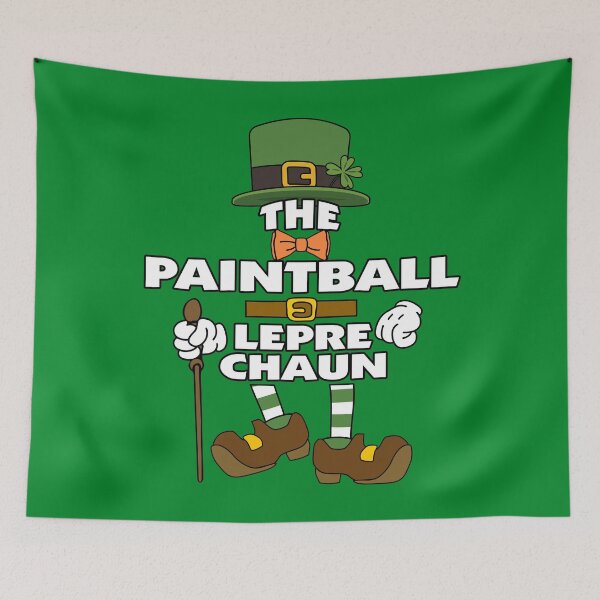 Item preview, The Paintball Leprechaun St Patrick's Day Celebration Matching Outfits Group Attire designed and sold by onicon.