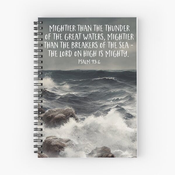 Item preview, Mightier than the thunder of the great waters, Psalm 93:4 designed and sold by ArtfulZuzu.