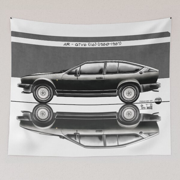 Item preview, Azaziel Original Series - Drawing of AR - GTV6 (116) in Nero Charcoal designed and sold by Azaziel.