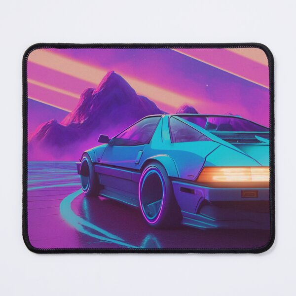 Artikelvorschau, 80er Synthwave Cyberpunk Sportwagen entworfen und verkauft von RESToRAPTOR.