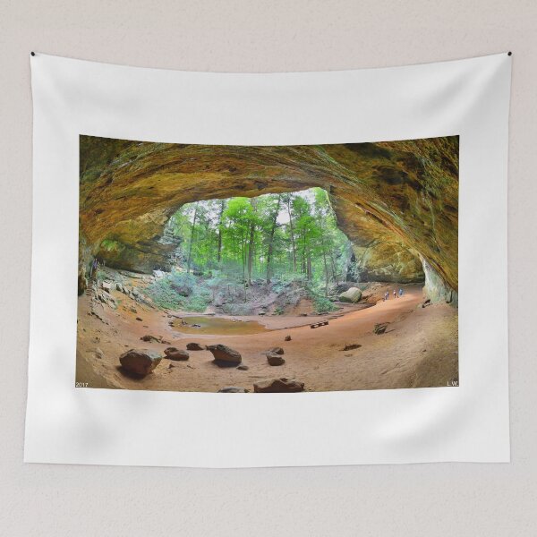 Item preview, Looking Out Of Ash Cave Hocking Hills Ohio designed and sold by LisaWootenPhoto.