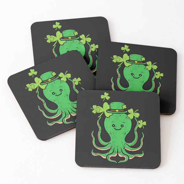 Item preview, St Patricks Day Octopus Saint Pattys Paddys Men Women Kids designed and sold by Vandatuyetlien.