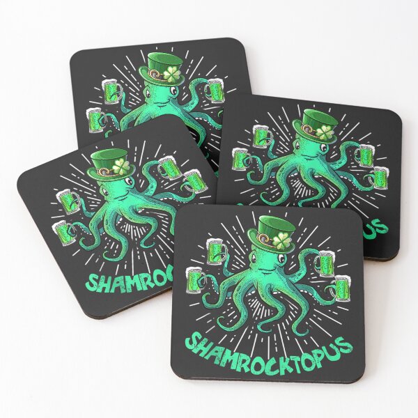 Item preview, Shamrocktopus Leprechaun St.Patrick's Day Irish Octopus Tank Top designed and sold by Vandatuyetlien.