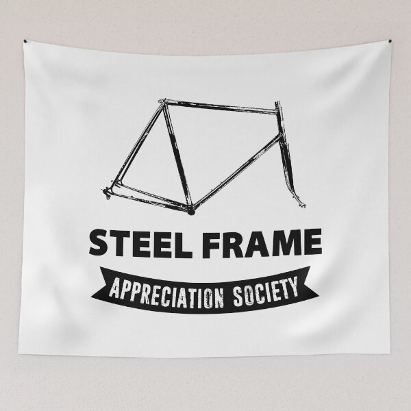Item preview, Steel Frame Bike Appreciation Society designed and sold by Esskay Designs.