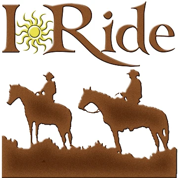 Artwork thumbnail, I Ride - Two Trail Riders In Brown by Stuffnthingz