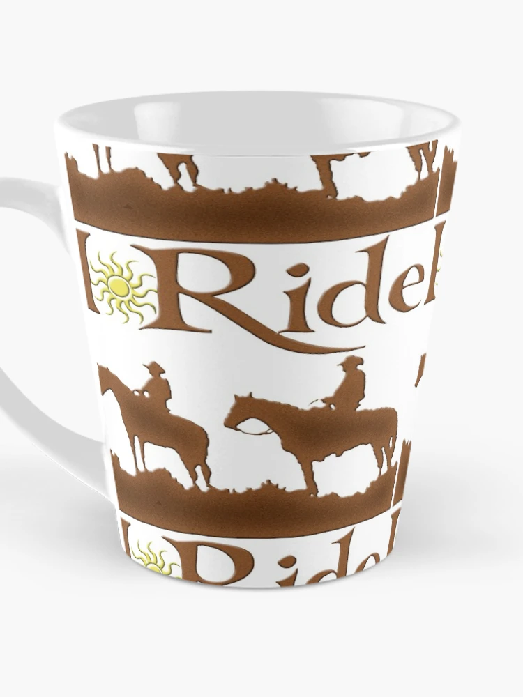Thumbnail 3 of 4, Coffee Mug, I Ride - Two Trail Riders In Brown designed and sold by Stuffnthingz.