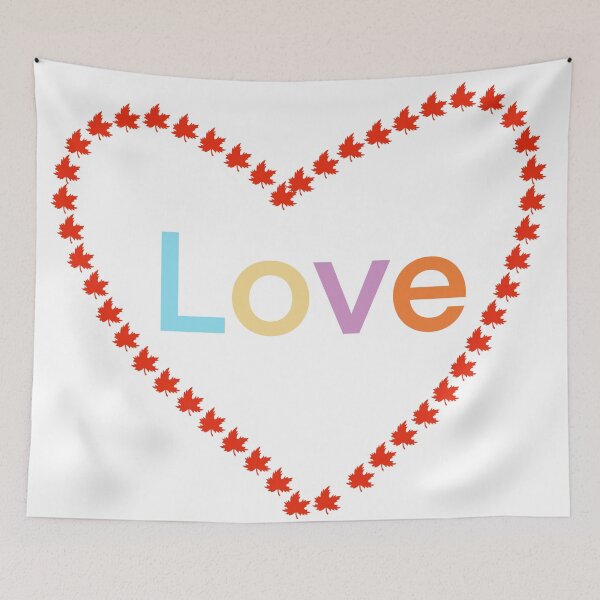 Item preview, Love wording with maple heart shape. designed and sold by Jayjaynaenae.